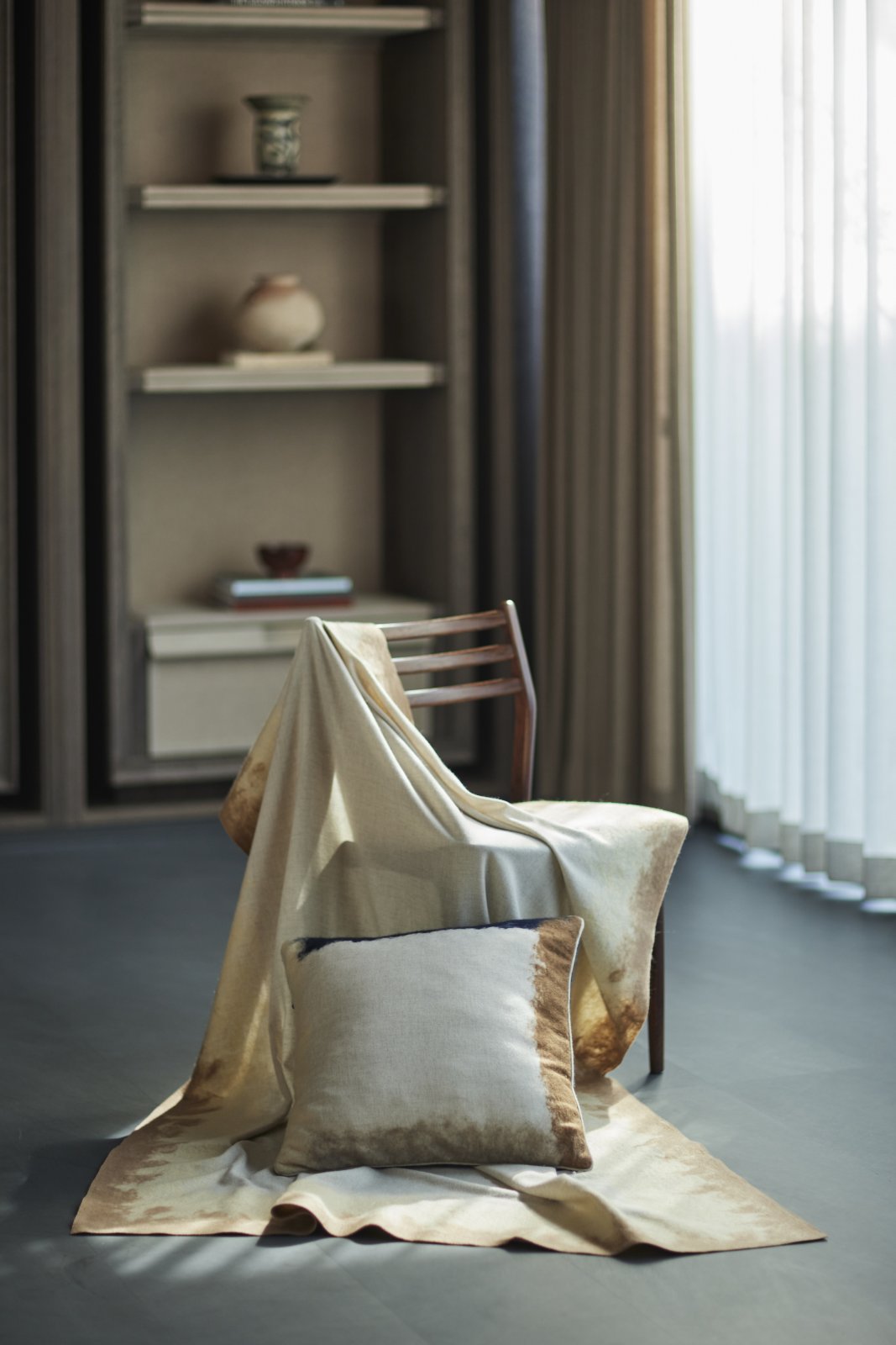 Handcrafted Felting Cashmere Cushion