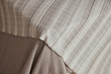 Tibetan Pulu Handmade Naturel Cashmere Throw