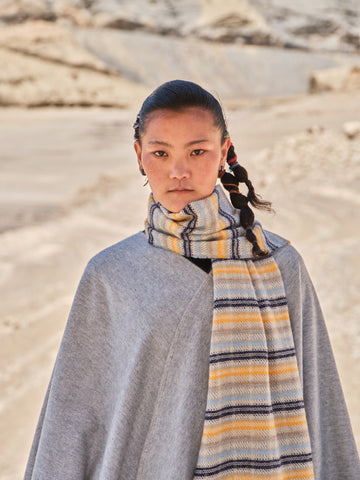 Tibetan Pulu Handmade cashmere scarf