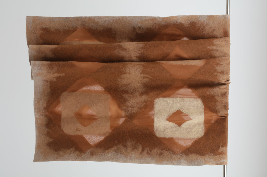 Handcrafted Felting Cashmere Throw