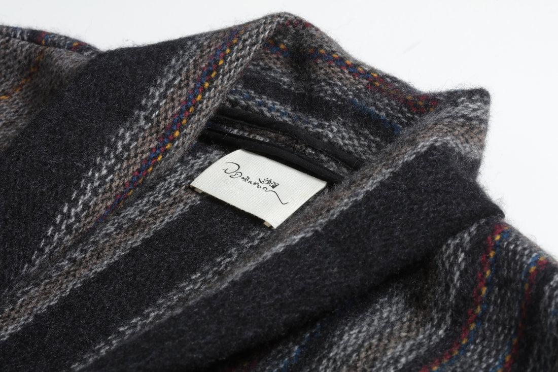 Cashmere and Yak wool robe