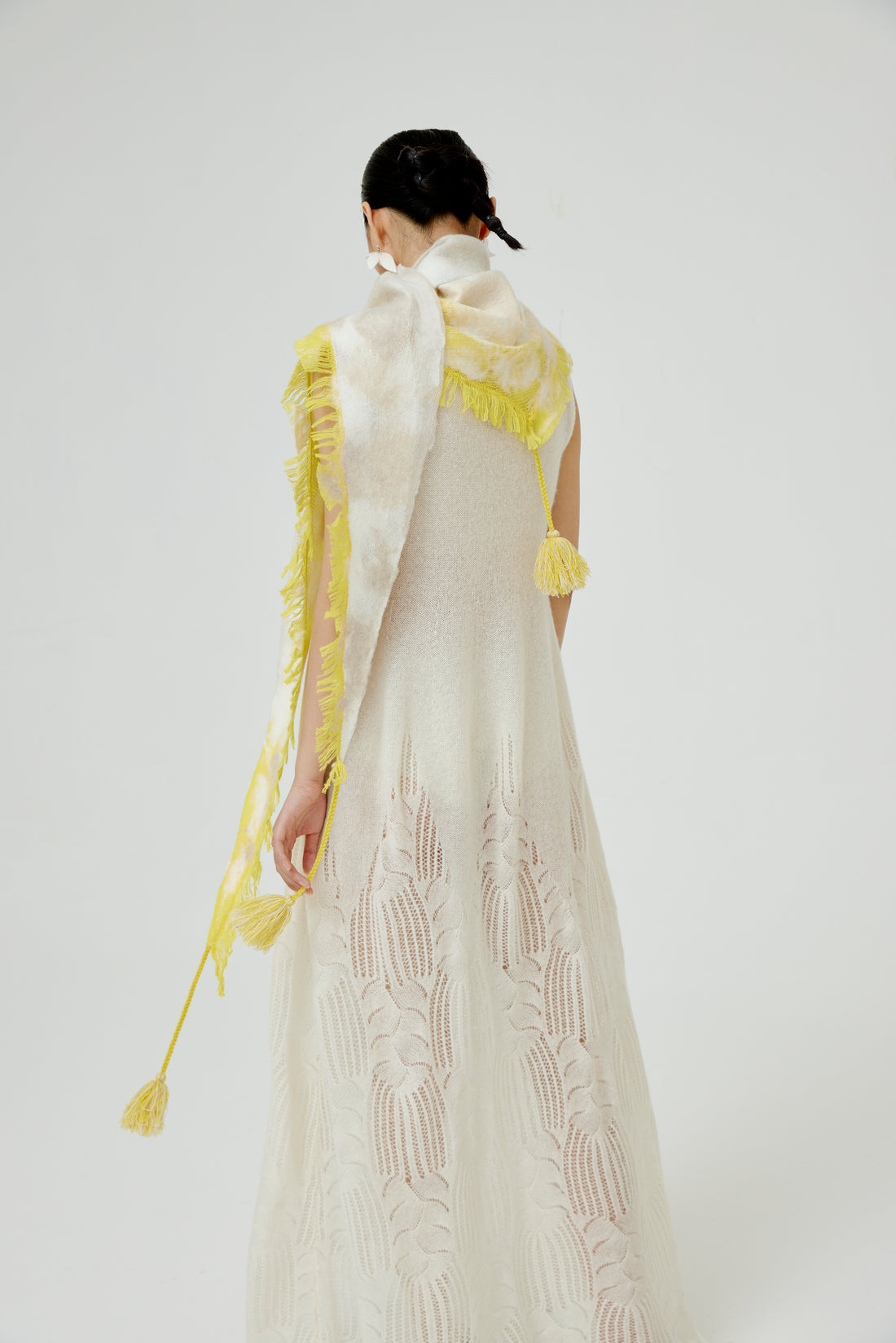 Women's cashmere sleevless dress