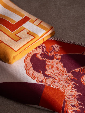 Cashmere Reversible Jacquard Throw